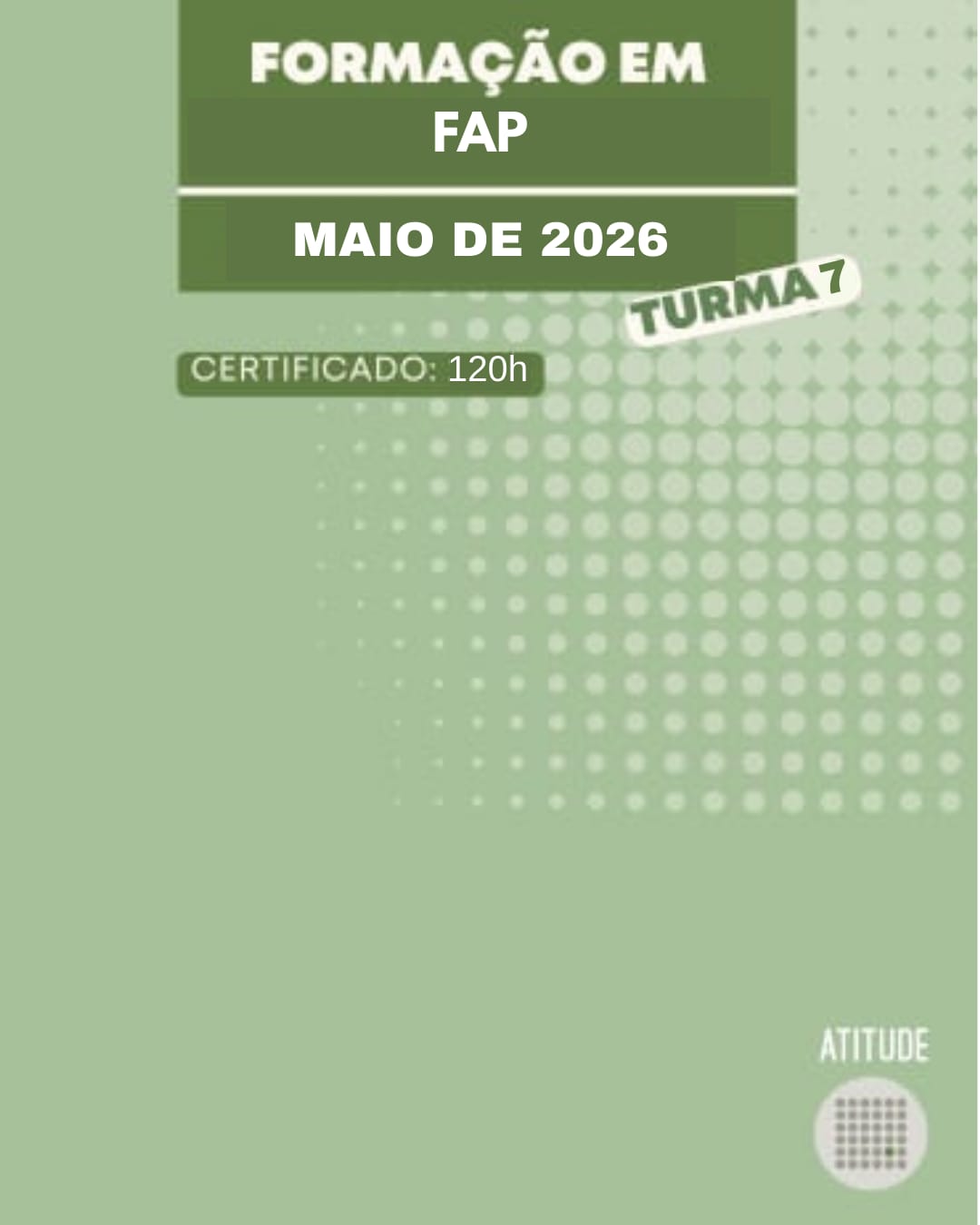 FORMAÇÃO EM TERAPIA ANALÍTICO FUNCIONAL - FAP - TURMA 7